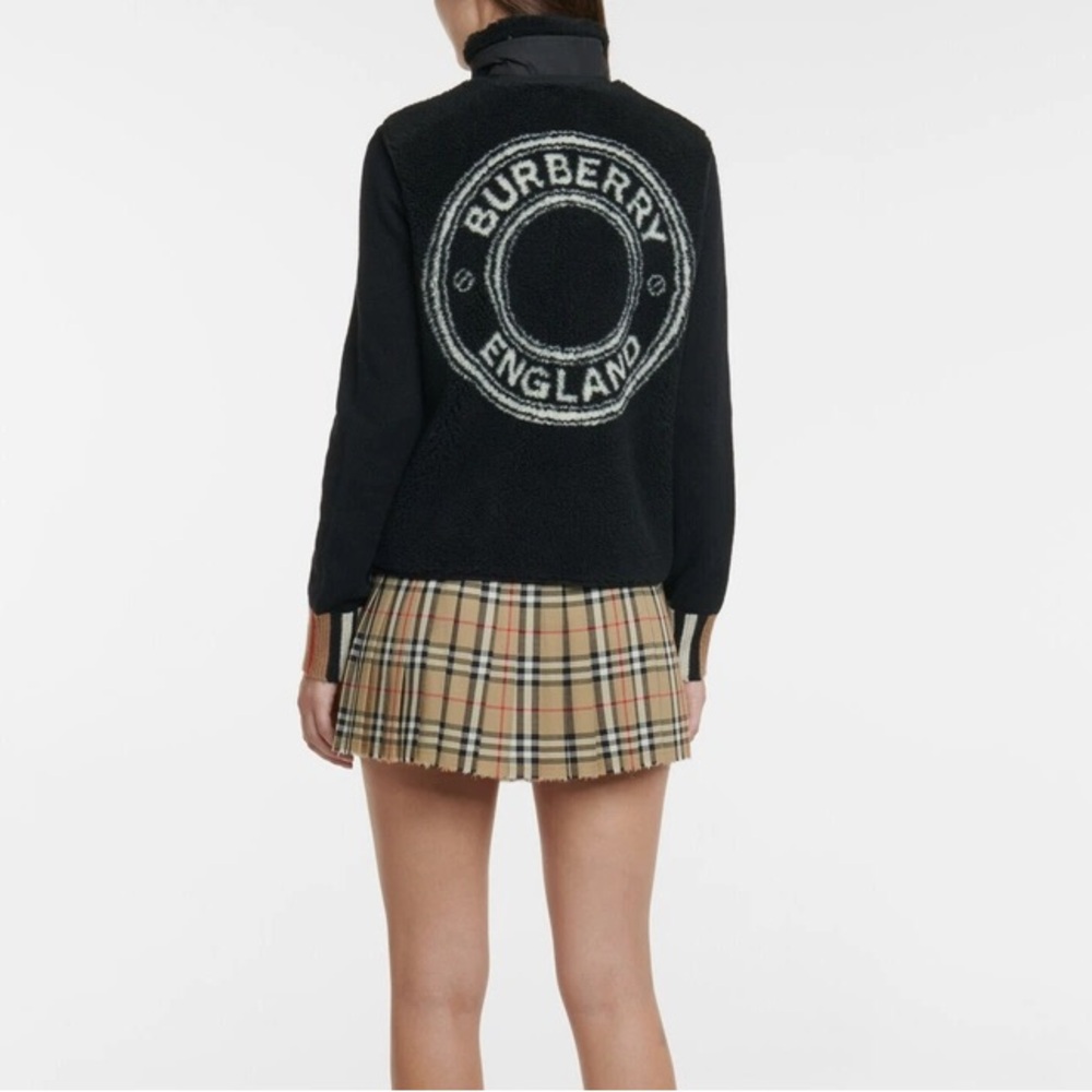 Burberry Wool-blend Sherpa Vest